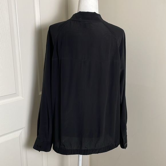 Eileen Fisher Silk Bomber Jacket - Picture 5 of 10